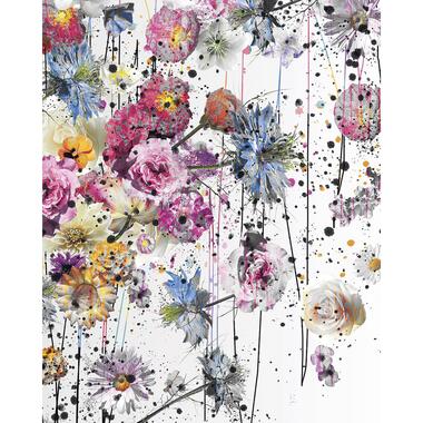 Sanders & Sanders fotobehangpapier - geschilderde bloemen - multicolor product