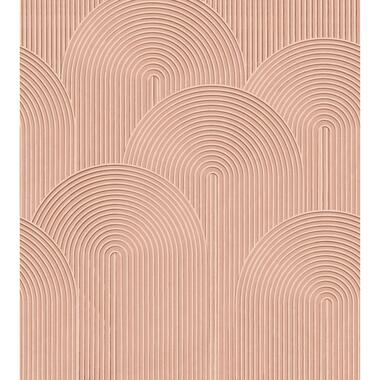 ESTAhome fotobehang - 3D-motief - terracotta roze - 2.5 x 2.79 m product