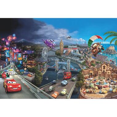 Disney fotobehang - Cars - blauw, rood en beige - 368 x 254 cm product