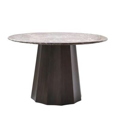 Table de salle à manger ronde Senna - marbre brun - Ø120 cm product