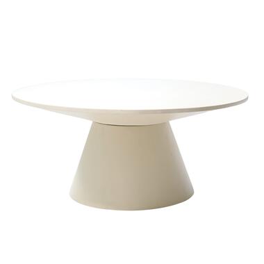 Salontafel Betonlook - Beige - Ø90cm - Salontafel Sep product