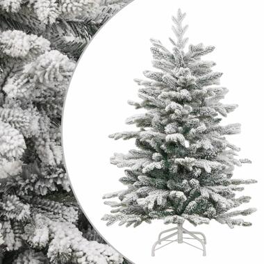 vidaXL Sapin de Noël artificiel à charnières avec neige floquée 150 cm product