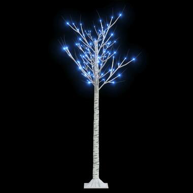 vidaXL Sapin de Noël 140 LED bleues Saule 1,5 m Int/Ext product