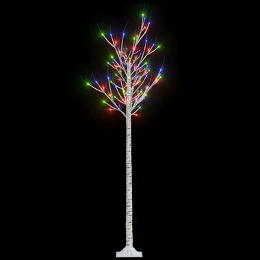 vidaXL Sapin de Noël 180 LED colorées Saule 1,8 m Int/Ext product