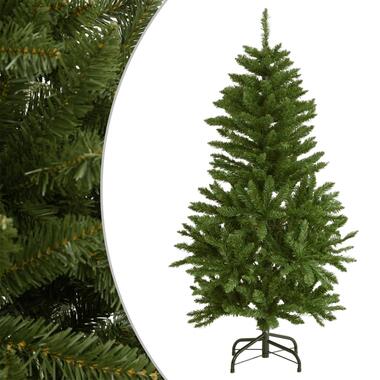 vidaXL Sapin de Noël artificiel à charnières avec support vert 120 cm product