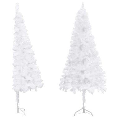 vidaXL Sapin de Noël artificiel d'angle Blanc 180 cm PVC product