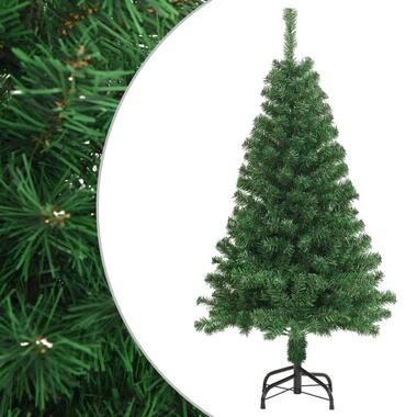 vidaXL Arbre de Noël artificiel avec branches épaisses vert 120 cm PVC product