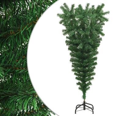 vidaXL Sapin de Noël artificiel renversé avec support Vert 120 cm product