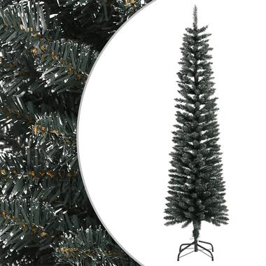 vidaXL Sapin de Noël artificiel mince avec support Vert 180 cm PVC product