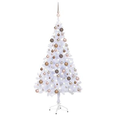 vidaXL Arbre de Noël artificiel pré-éclairé/boules 120 cm 230 branches product