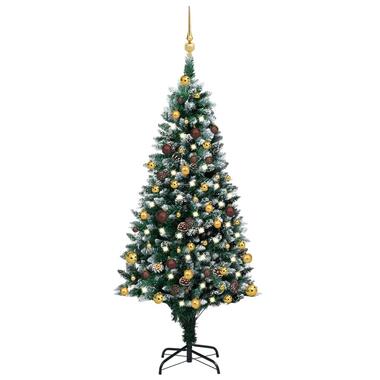 vidaXL Arbre de Noël artificiel pré-éclairé/boules pommes de pin 150cm product