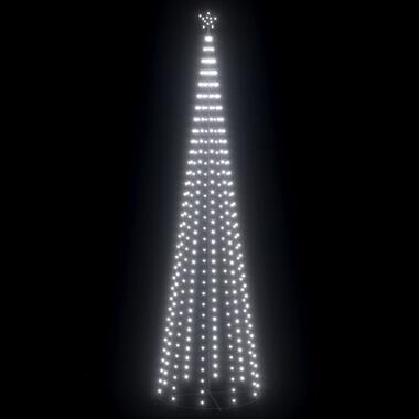 vidaXL Sapin de Noël cône 752 LED Blanc froid Décoration 160x500 cm product