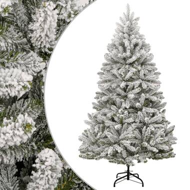 vidaXL Sapin de Noël artificiel à charnières avec neige floquée 180 cm product