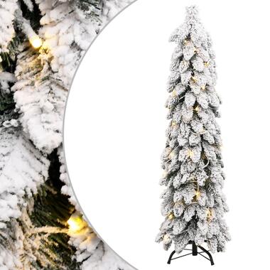 vidaXL Kunstkerstboom met verlichting en sneeuw 80 LED's 150 cm product