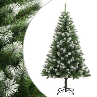 vidaXL Sapin de Noël artificiel à charnières avec neige floquée 240 cm product