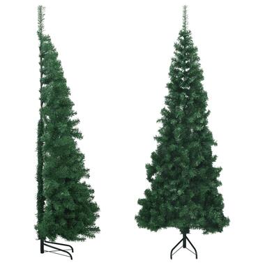 vidaXL Sapin de Noël artificiel d'angle Vert 240 cm PVC product