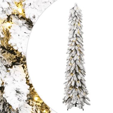 vidaXL Sapin de Noël artificiel pré-éclairé avec 100 LED/neige floquée product