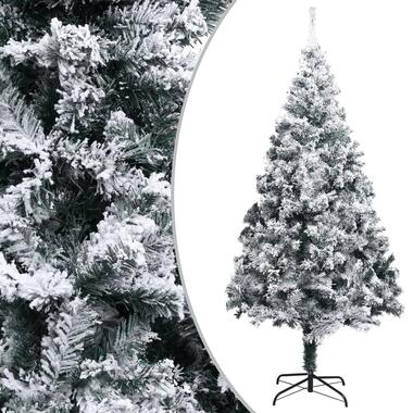 vidaXL Sapin de Noël artificiel avec neige floquée Vert 400 cm PVC product