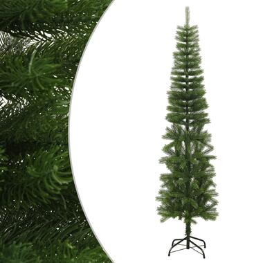 vidaXL Sapin de Noël artificiel mince avec support 240 cm PE product