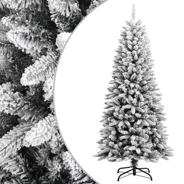 vidaXL Sapin de Noël artificiel avec neige floquée 150 cm PVC et PE product