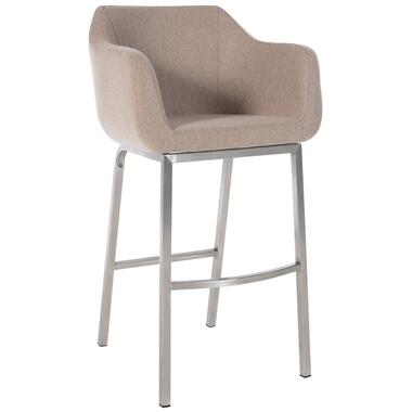 CLP Tabourets de bar Monea Acier inoxydable Frame - Feutrine - Taupe product