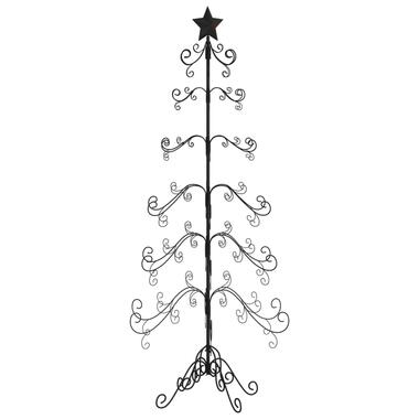 vidaXL Arbre de Noël en métal pour décoration noir 215 cm product