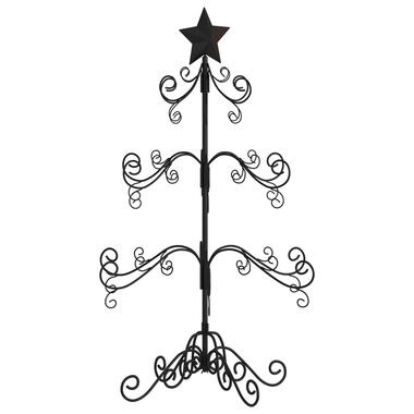 vidaXL Arbre de Noël en métal pour décoration noir 90 cm product