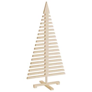 vidaXL Arbre de Noël en bois pour décoration 120 cm bois massif de pin product