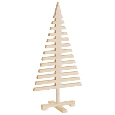 vidaXL Arbre de Noël en bois pour décoration 90 cm bois massif de pin product