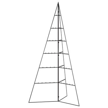 vidaXL Arbre de Noël en métal pour décoration noir 140 cm product