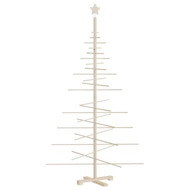 vidaXL Arbre de Noël en bois pour décoration 180 cm bois massif de pin product