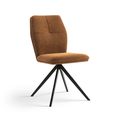 Furnihaus Eetkamerstoelen set van 4 - Emma - Oker Geel - Stof product