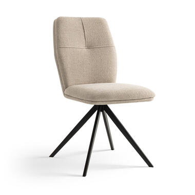 Furnihaus Eetkamerstoelen set van 4 - Emma - Beige - Stof product