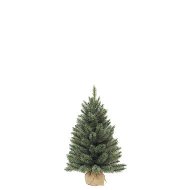 Triumph Tree Forest Frosted Kunstkerstboom in Jute - H45 x Ø36 cm - Blauw product