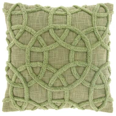 Unique Living - Coussin Everon - 45x45cm - Vert Thé product