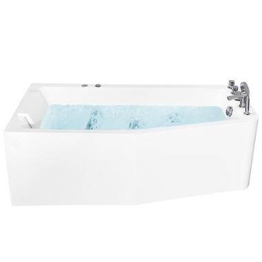 TALITA - Hoekbad whirlpool - Wit - 170 x 80 cm - Rechts - Acryl product