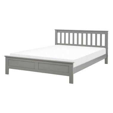 MAYENNE - Tweepersoonsbed - Grijs - 140 x 200 cm - Dennenhout product