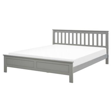 MAYENNE - Tweepersoonsbed - Grijs - 160 x 200 cm - Dennenhout product