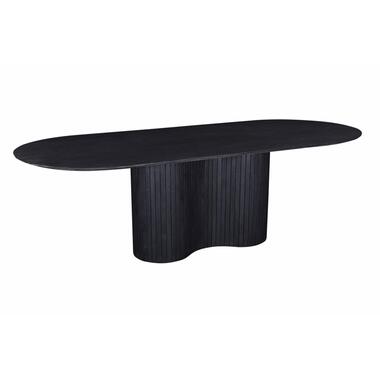 Table de salle à manger ovale Ava - bois noir - 240 cm product