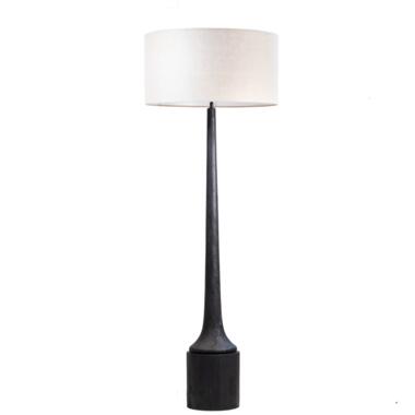 Vloerlamp Zwart - 55cm - Hout - Vloerlamp Leonardo product