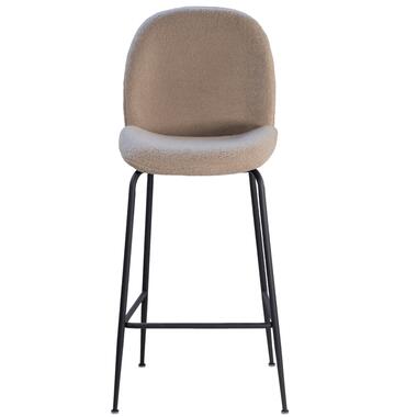 Tabouret de bar Teddy - Taupe - Tabouret de bar Dewi - Giga Meubel product