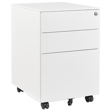 Caisson / meuble de bureau verrouillable 39 x 60 cm - 3 tiroirs - Blanc product