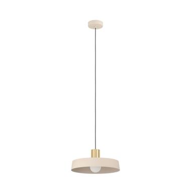 EGLO Valdiola Hanglamp - E27 - Ø 36 cm - Beige/Goud - Staal product