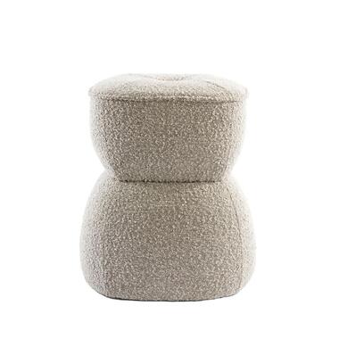 Poef Leyla - Beige - Ø40cm product