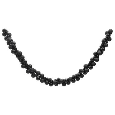 vidaXL Kerstslinger ballen 175 cm polystyreen zwart product