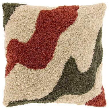 Unique Living - Coussin Stef Print - 45x45cm - Rouge product