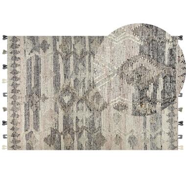 Tapis Kilim en laine 200 x 300 cm gris ARATASHEN product