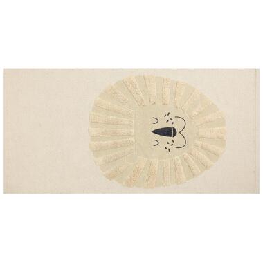 Tapis enfant imprimé lion en coton 80 x 150 cm beige BALARI product