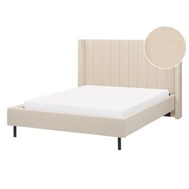 VILETTE - Tweepersoonsbed - Beige - 140 x 200 cm - Bouclé product