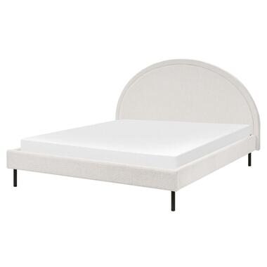 MARGUT - Bed - Wit - 160 x 200 cm - Bouclé product